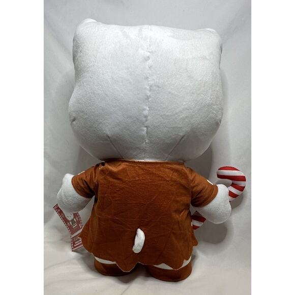 New Hello Kitty Gingerbread Christmas Greeter 17.5” New Release! Standing Plush - Picture 2 of 2
